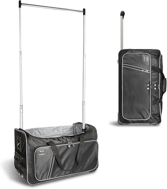 Travolution Dance Bag with Garment Rack, 24 Inch Rolling Duffel With Wheels by Ecogear