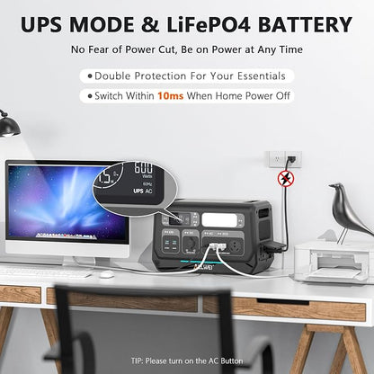 ALLWEI LiFePO4 Solar Generator 2400W - Image 5