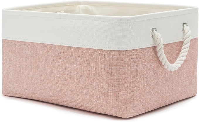15.7x11.8x8.26 Inch Fabric Large Storage Bins by VQRTEXAStorageBasket