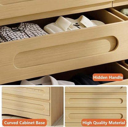 Wood Dresser, Modern 6 Drawers Dressers & Chest of Drawers - Image 6