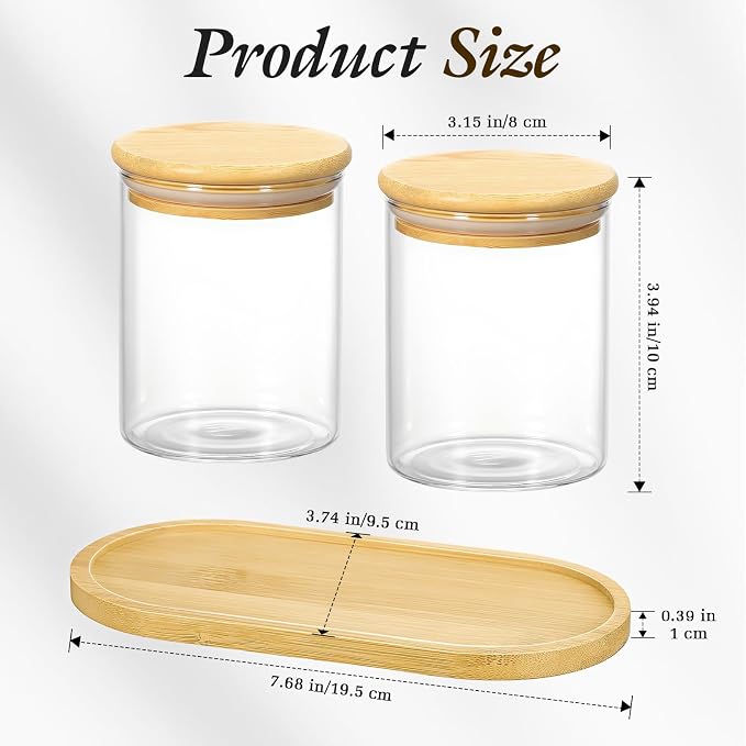Luxspire Glass Qtip Holder - Image 5
