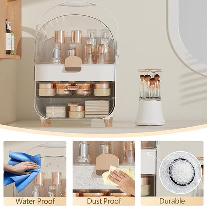 Makeup Organizer Countertop & Makeup Brush Holder - Image 7