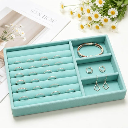 Velvet Jewelry Trays for Drawers, Ring Earring Necklace Bracelet Holder - Image 5