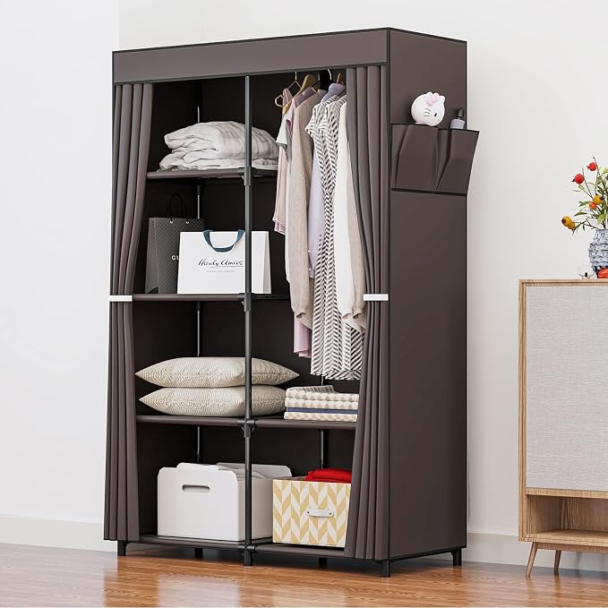 SORCEDAS Portable Closet Wardrobe Organizer Storage - Image 2