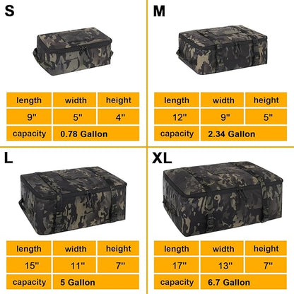 PETAC GEAR 4 PCS Tactical Modular Packing Cubes - Image 4