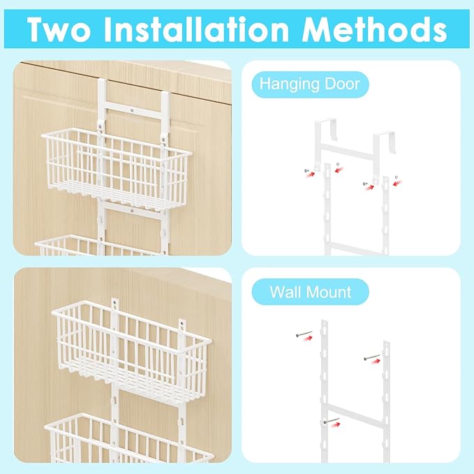 Hongtamoya Over The Door Organizer, Hanging Door Organizer - Image 9