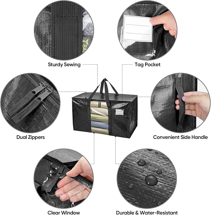 BALEINE 6-Pack Oversized Moving Bags - Image 3