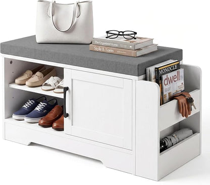 GRUSIGN 27.8" Shoe Storage Bench by GRUSIGN