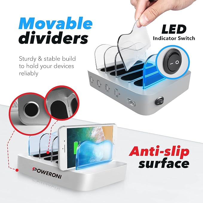 4 Port USB Charging Station - Image 7
