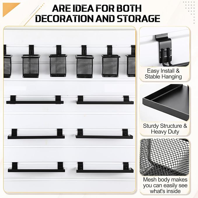 12 Sets Slatwall Accessories Shelves Cups - Image 4