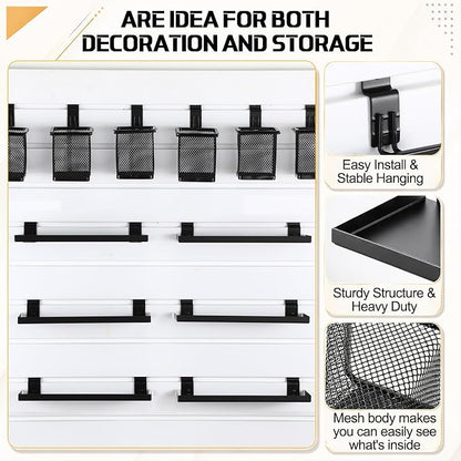 12 Sets Slatwall Accessories Shelves Cups - Image 4