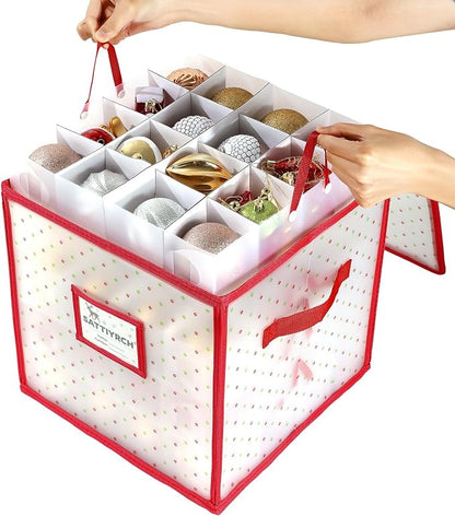 Sattiyrch Plastic Christmas Ornament Storage Box by Sattiyrch