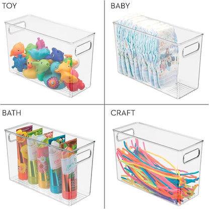 iDesign Tall Plastic Storage Bin - Image 7