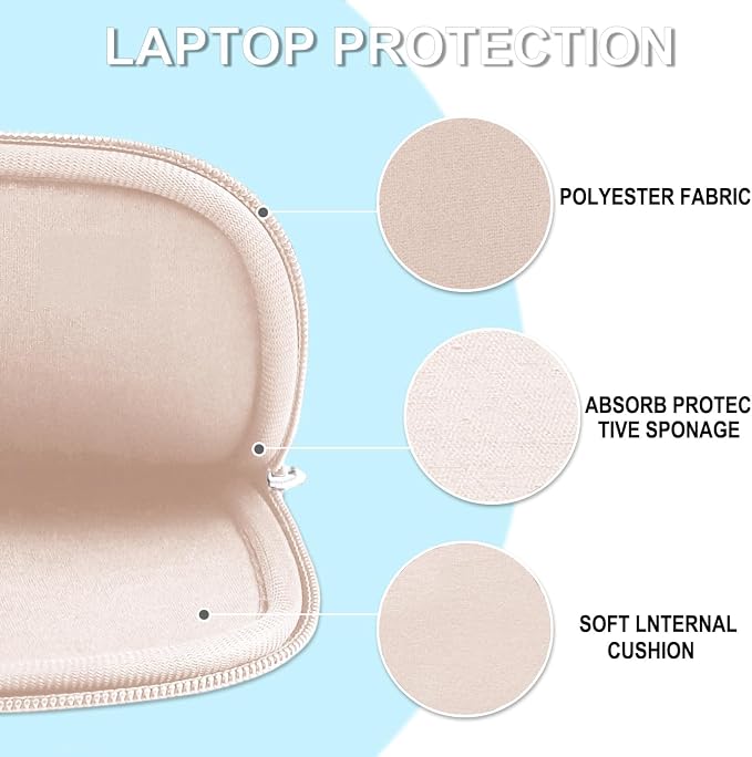 Laptop Case 15.6 inch, Shockproof Protective Laptop Cover Briefcase Carrying - Image 5