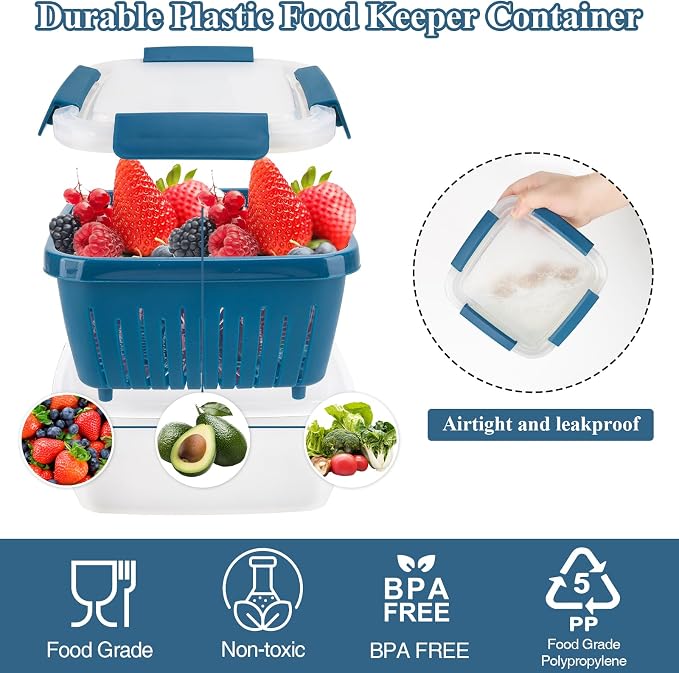 50oz Berry Keeper Fruit Storage Container - Image 3