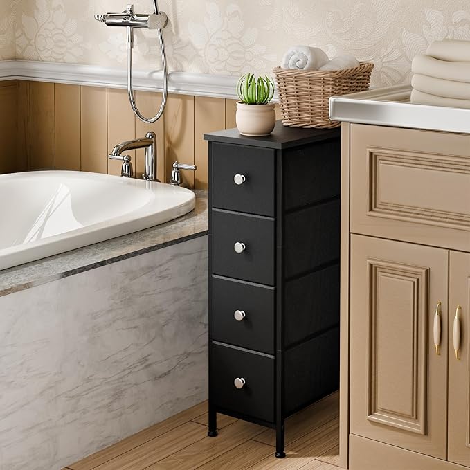 Fixwal Narrow Storage Cabinet, Small Dresser - Image 3