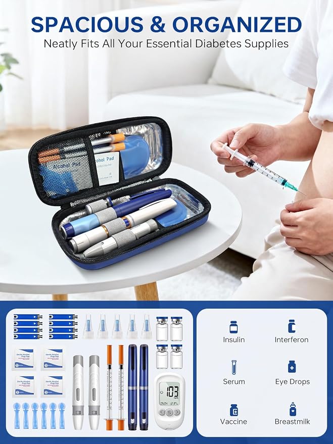 Insulin Cooler Travel Case: TSA Approved Medication Diabetic Cooler - Image 2