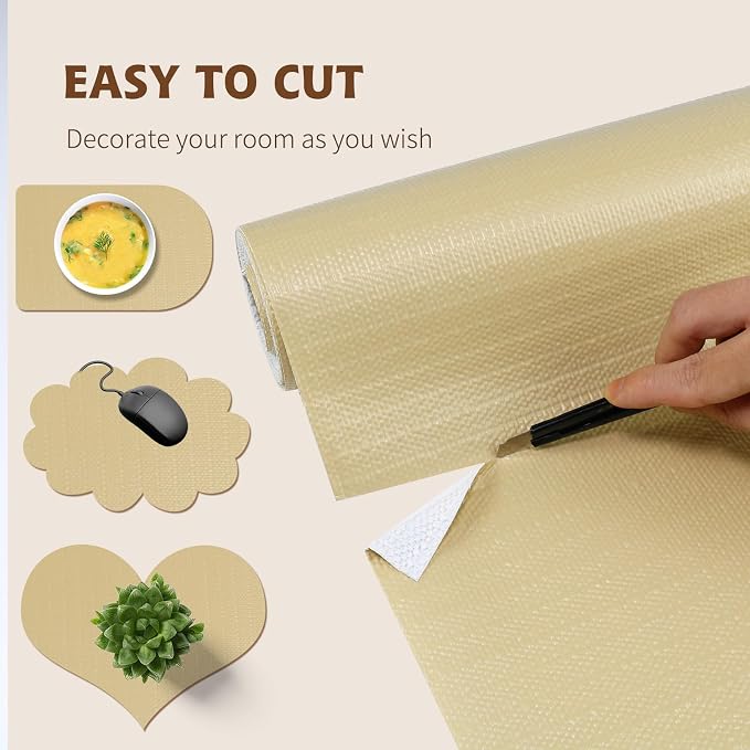 Shelf Liners for Kitchen Cabinets 12in x 20FT, Non Adhesive Drawer Liner Pure - Image 7