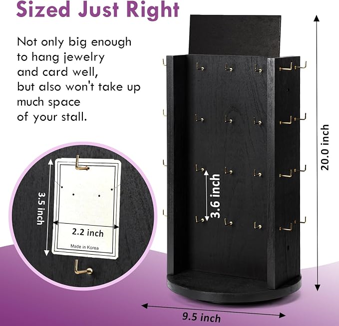 Pinzoveco Rotating Earring Display Stands - Image 4