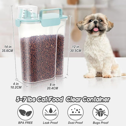 5-7LBS Dog Cat Storage Container Portable - Image 4