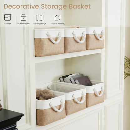 13.8x9.8x6.7 Inch Fabric Small Storage Bins - Image 5