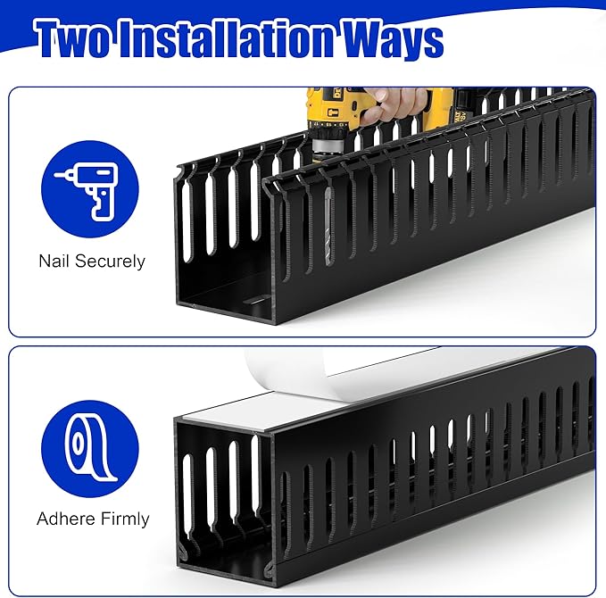 99in Professional Server Rack Cable Management Raceway, H2.4in x W2in Large - Image 3