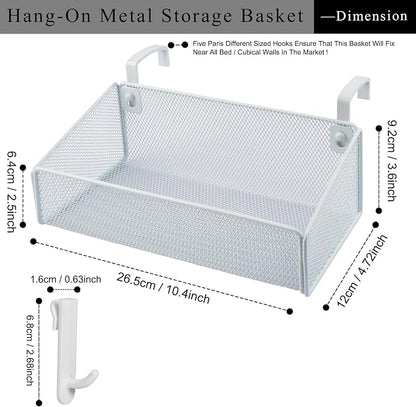 Bedside Caddy Shelf Hanging Storage Basket - Image 2