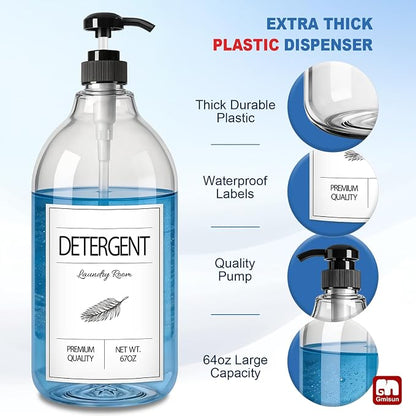 GMISUN Laundry Detergent Soap Dispenser, Liquid Laundry Detergent Dispenser - Image 3
