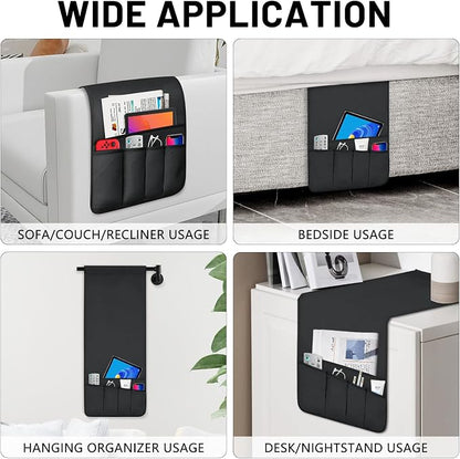 TV Remote Control Holder Couch Caddy, Non-slip Bedside Caddy Organizer - Image 3