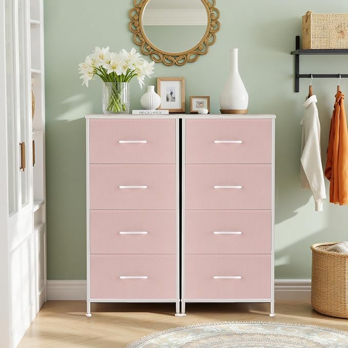 4 Drawers Dresser for Bedroom Fabric Storage Tower - Image 2