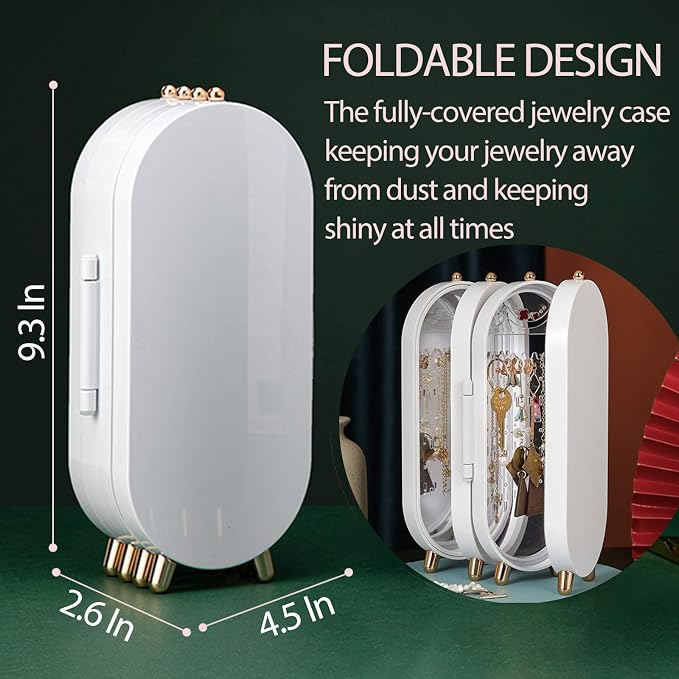 Foldable Earring Holder Jewelry Organizer Box - Image 3