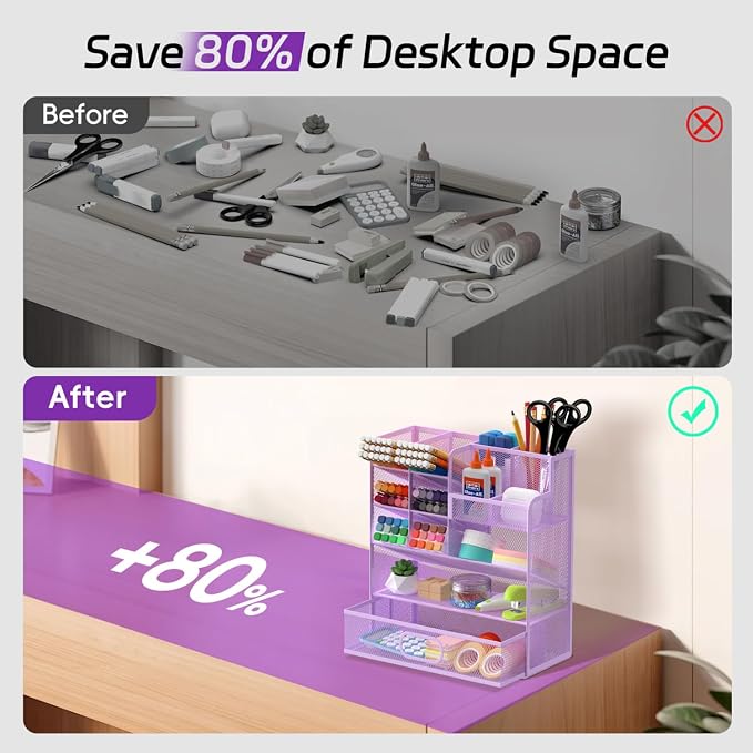 Mesh Pen Organizer for Desk - Image 5