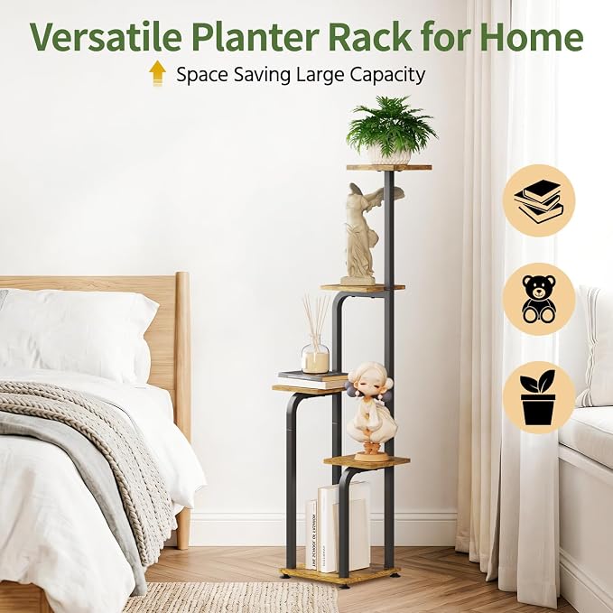 LASZOLA 5 Tiered Plant Stand Tall - Image 7