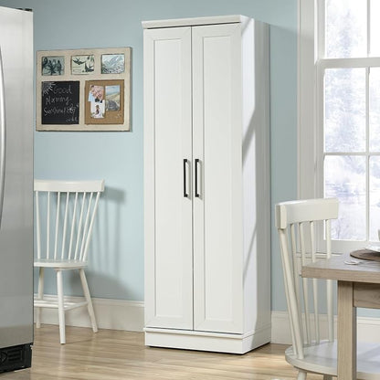 Sauder HomePlus Storage Cabinet/ Pantry cabinets, Soft White finish - Image 2