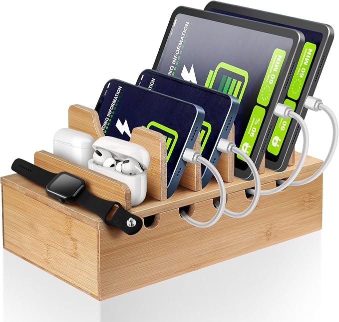 MINCORD Bamboo Charging Station by MINCORD