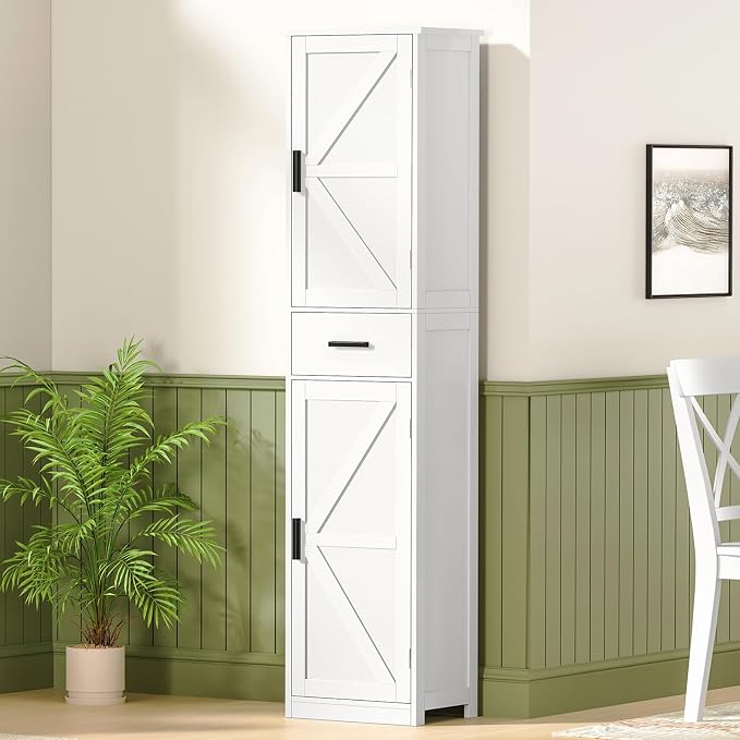 WEENFON Tall Bathroom Cabinet, Storage Cabinet - Image 6