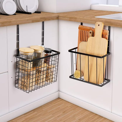 2 Pack Cabinet Door Organizer, Over The Cabinet Door Organizer - Image 8
