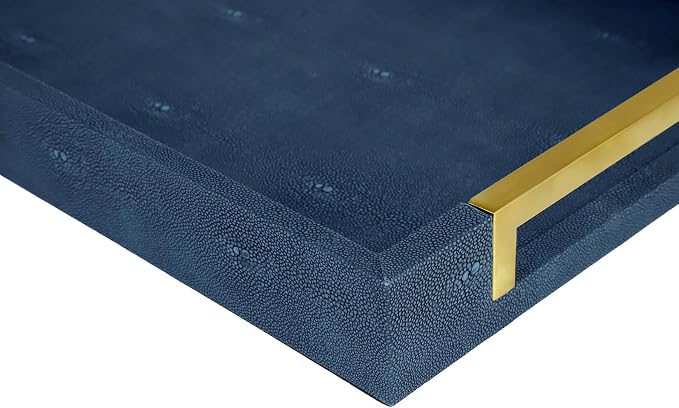 HofferRuffer Faux Leather Serving Tray - Image 8