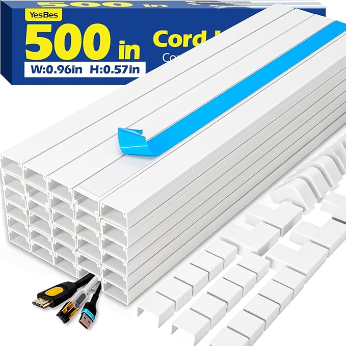 500in Cord Hider Kit, Cord Covers by YesBes