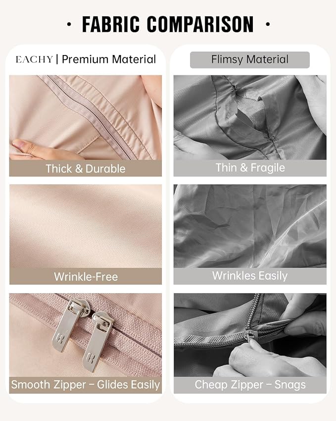 Eachy 3-Pack Comforter Storage Bag Blanket Storage Bags, 136L Compression - Image 6
