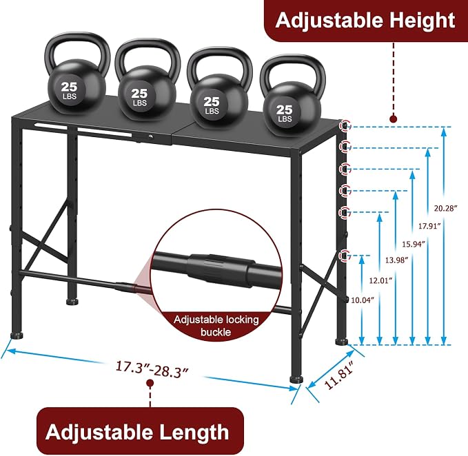 Expandable 110 LBS Heavy Duty Storage Shelves, Metal Shelving Unit - Image 9