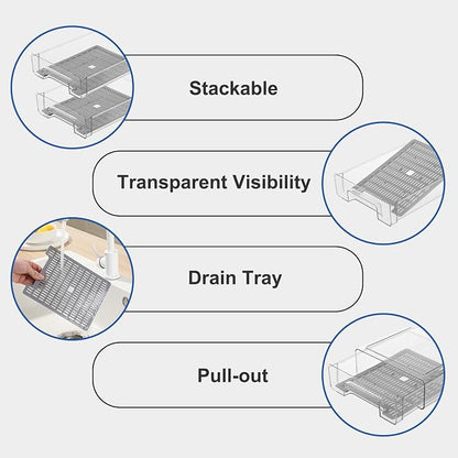 Plastic Clear Fridge Storage Organizer - Image 4