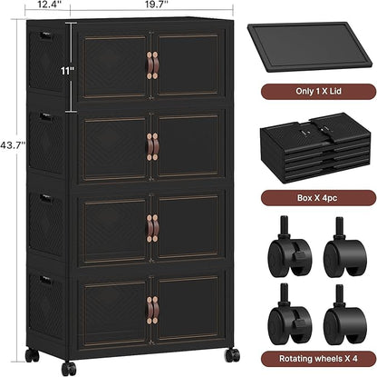 536QT Extra Large Stackable Storage Bins - Image 2