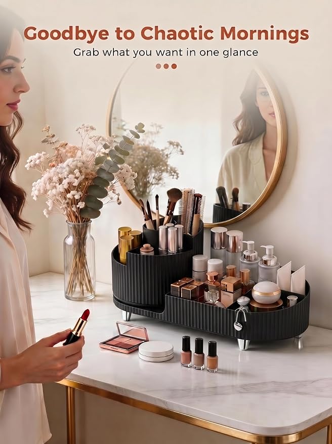 Booklov Rotating Makeup Caddy Organizer - Image 5