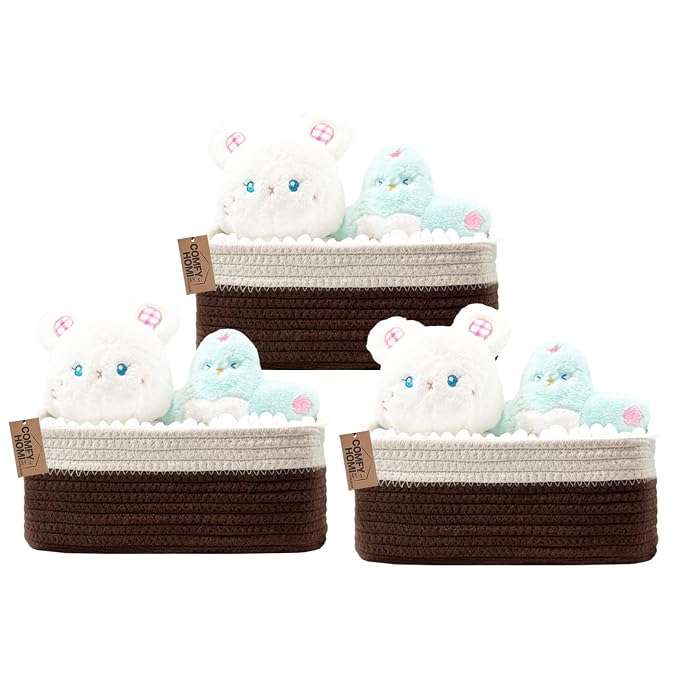 COMFY HOMI 11.5"x7.5"x4.7" Storage Baskets by COMFY-HOMI