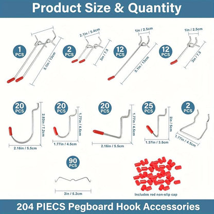 204 peg Board Hooks for Hanging - Image 2