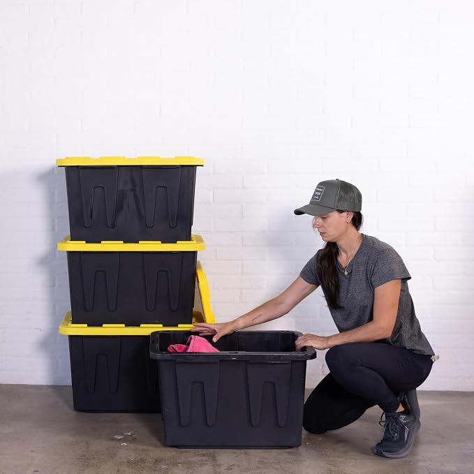 Plastic 23-Gallon Storage Tote - Image 6