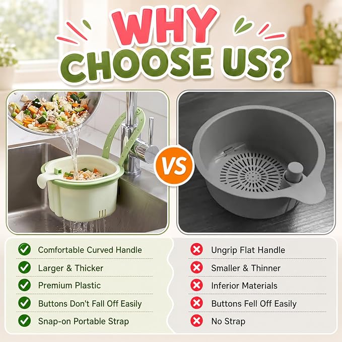 Sink Filter Basket, Kitchen Sink Strainer Basket - Image 9