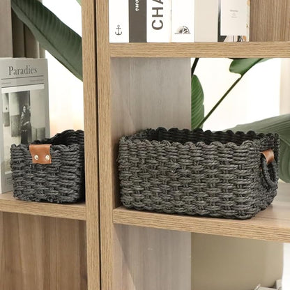 Paper rope Small Storage baskets - Image 5