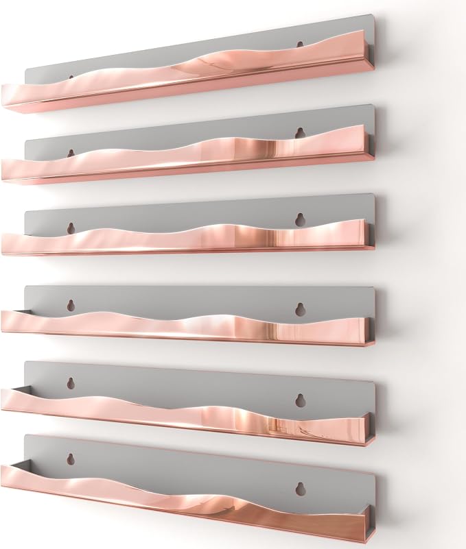 Wall-Mounted Nail Polish Organizer Rack by YMVV